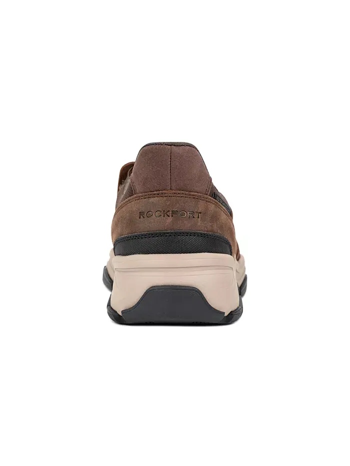 Мужские повседневные ботинки-слипоны Reece Step Activated Rockport — изображение 3 из 5, коричневый