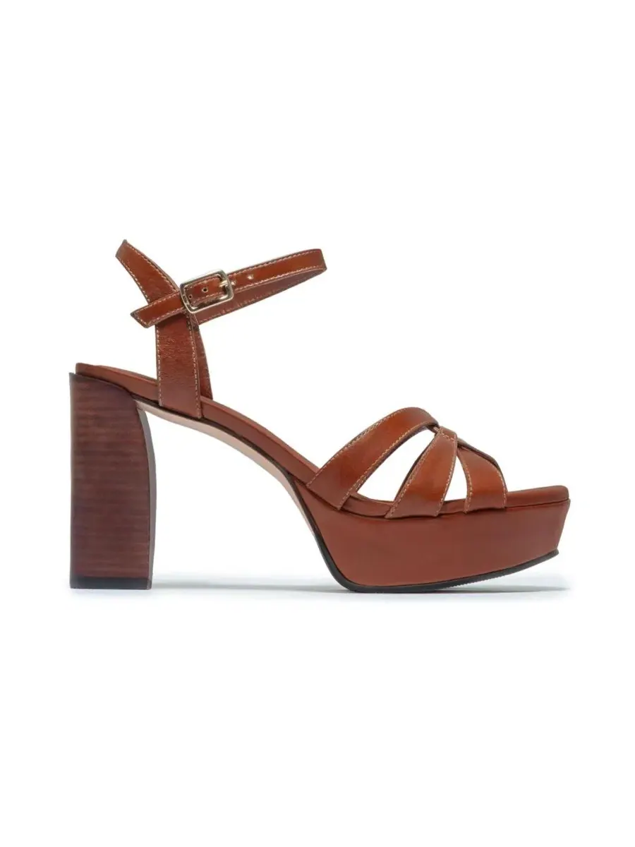 Женские сандалии на платформе Vittor Bernardo Footwear — изображение 2 из 5, коричневый