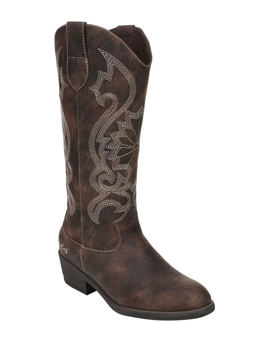 Женские сапоги с западным стилем Stutter Western Boots Blowfish Malibu, Whiskey Faux Leather