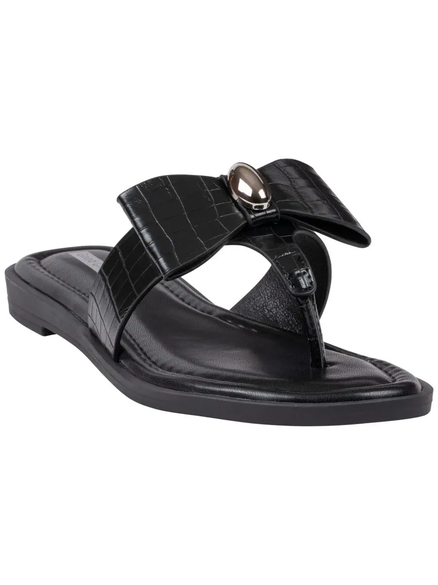 Женские сандалии-балетки Alba Bow Gc Shoes — изображение 1 из 5, черный
