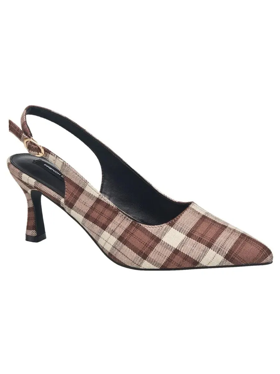 Туфли-лодочки Brenna Plaid с каблуком 6,5 см French Connection