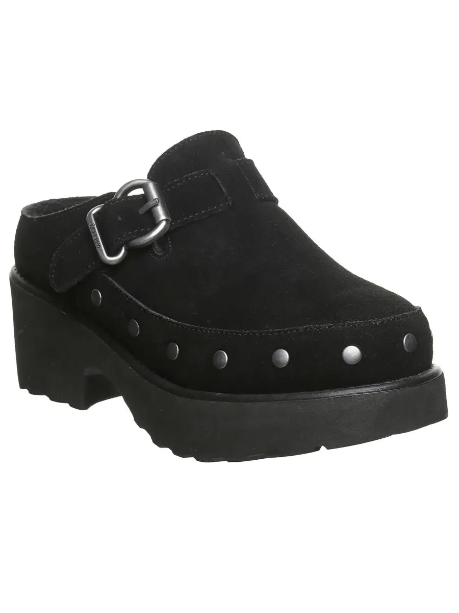 Женские клоги-мюли BEARPAW Falyn Platform Buckle — изображение 1 из 8, черный