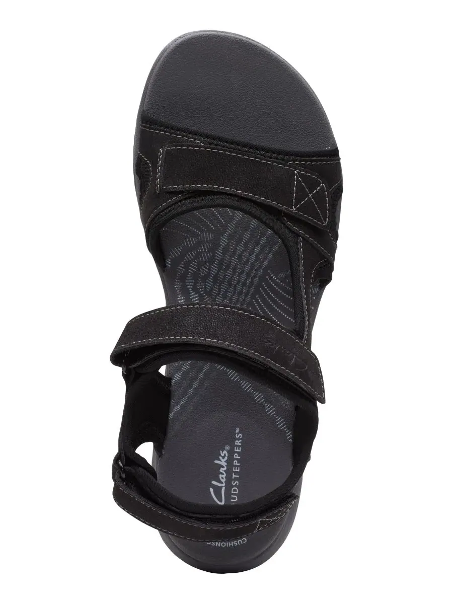 Босоножки спортивные с ремешками Mira Bay Clarks — изображение 4 из 7, черный