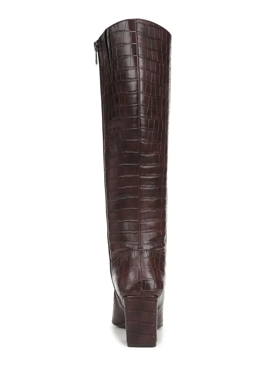 Женские сапоги-ботфорты с молнией Nona Zipper Tall Boots Naturalizer — изображение 3 из 5, красный