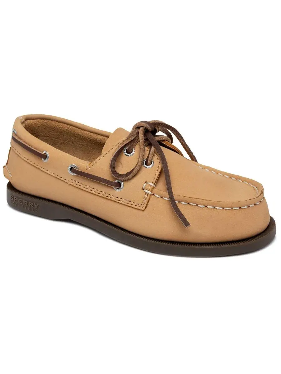 Мокасины классические Sperry Authentic Original Boat Shoe, Saharab — изображение 1 из 4, сахарный