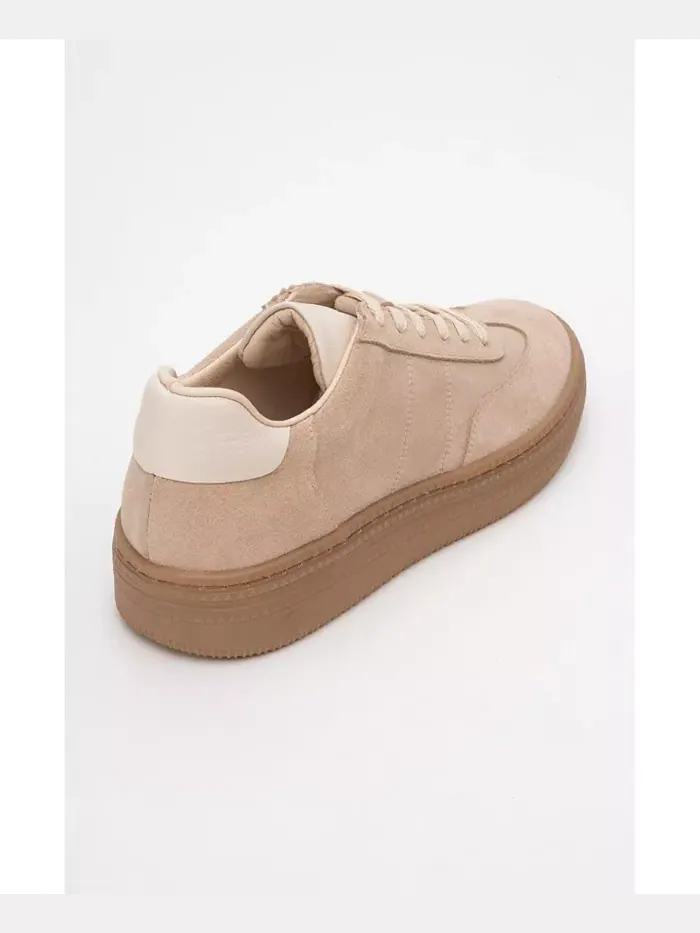Кожаные кроссовки Fyore (женские) Forever & Always Shoes — изображение 3 из 5, бежевый