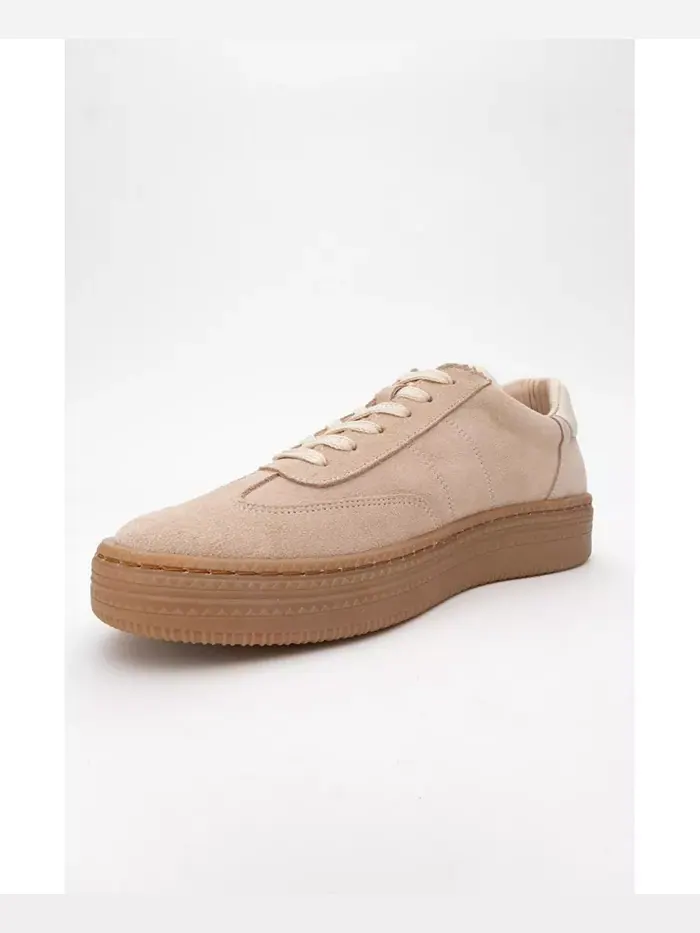 Кожаные кроссовки Fyore (женские) Forever & Always Shoes — изображение 5 из 5, бежевый