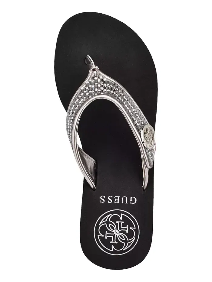 Сандалии Sarraly Eva Logo Wedge Slip On Flip GUESS — изображение 4 из 5