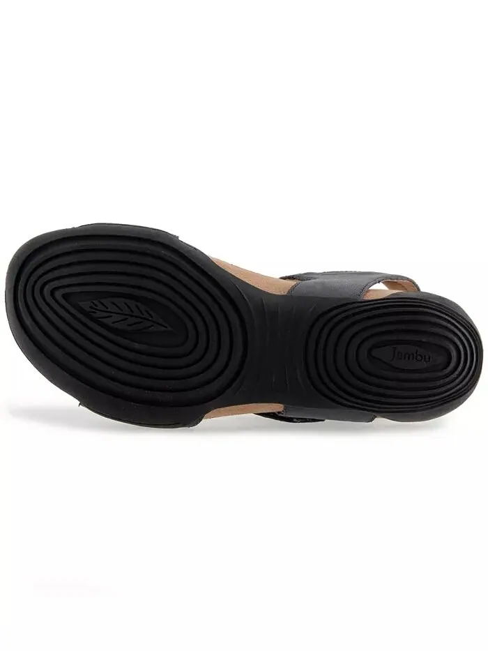 Женские повседневные сандалии Makayla Slip on Flat Jambu — изображение 5 из 7, темно-синий