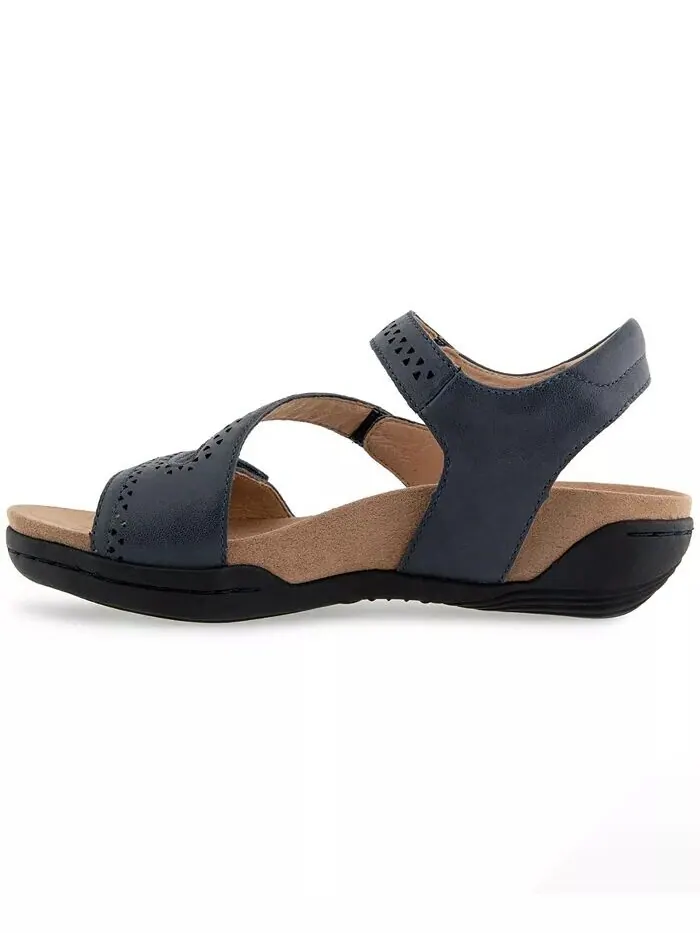 Женские повседневные сандалии Makayla Slip on Flat Jambu — изображение 7 из 7, темно-синий