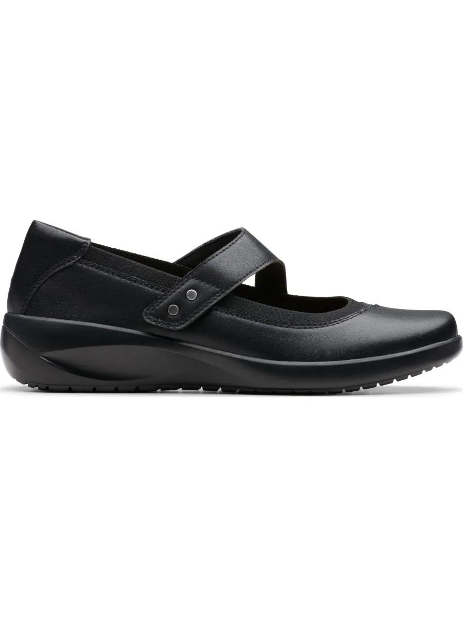 Балетки женские Clarks Kaetlyn Jane с круглым носком — изображение 2 из 5, черный