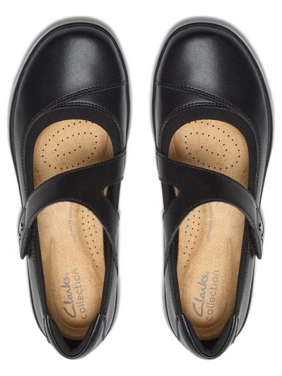 Балетки женские Clarks Kaetlyn Jane с круглым носком — изображение 4 из 5, черный