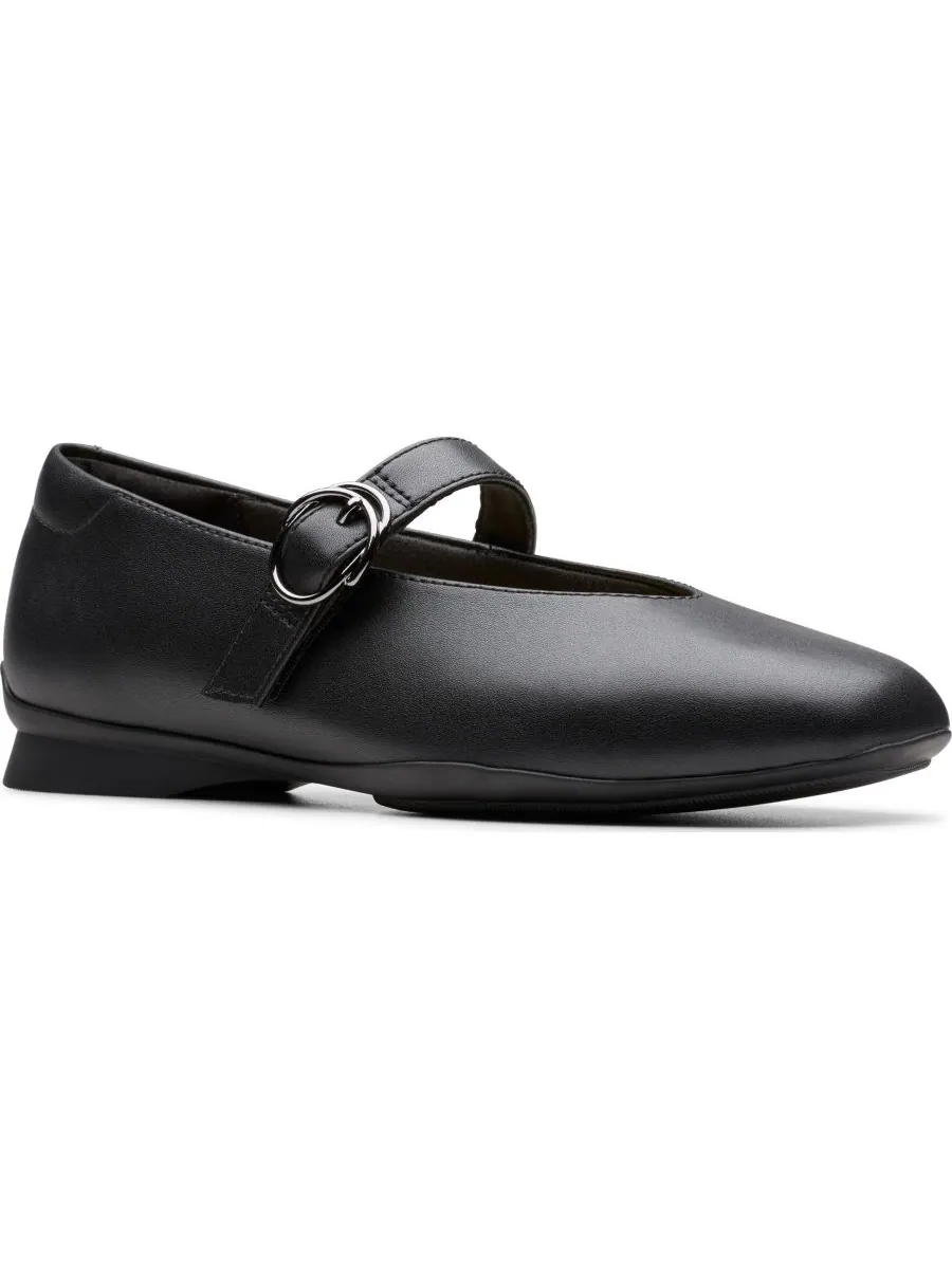 Балетки женские Clarks Jazmynn Iris, Мэри Джейн, квадратный носок, кожа