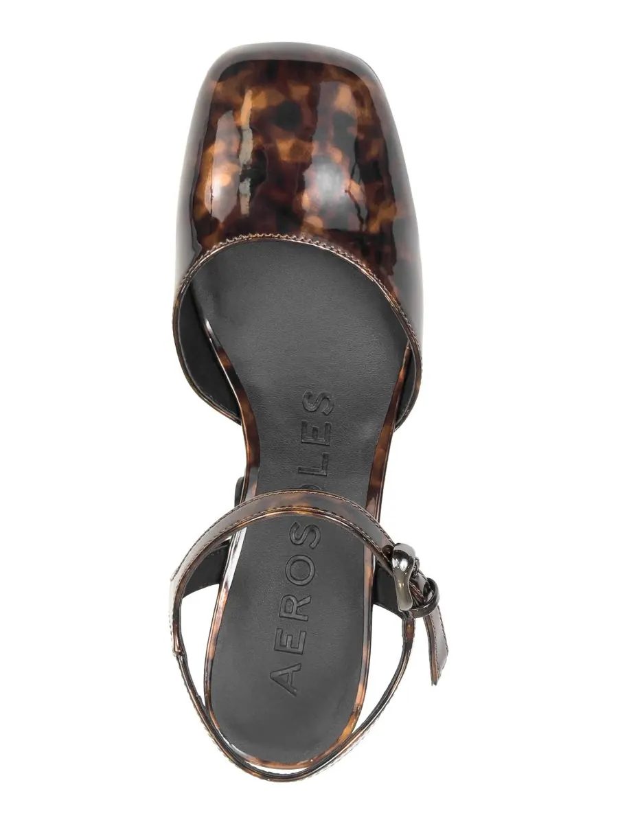 Женские туфли-лодочки Soir Pump Aerosoles, Tortoise patent faux leather — изображение 4 из 6