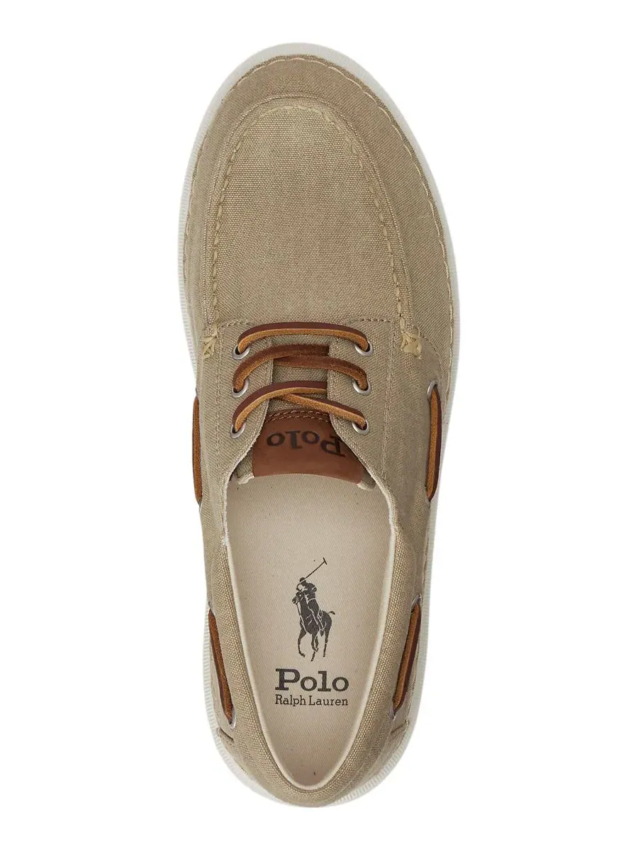 Мужские лодочные туфли RLite Mariner Polo Ralph Lauren — изображение 4 из 4, бежевый