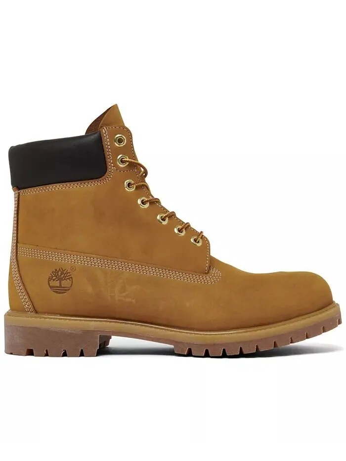 Ботинки мужские Timberland Finish Line 6-дюймовые водонепроницаемые премиум бежевые — изображение 4 из 6, пшеница