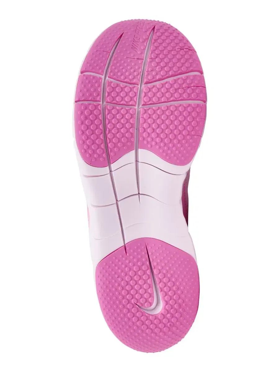 Детские кроссовки с эластичными шнурками Free Ride Elastic Lace Nike — изображение 6 из 6, розовый белый