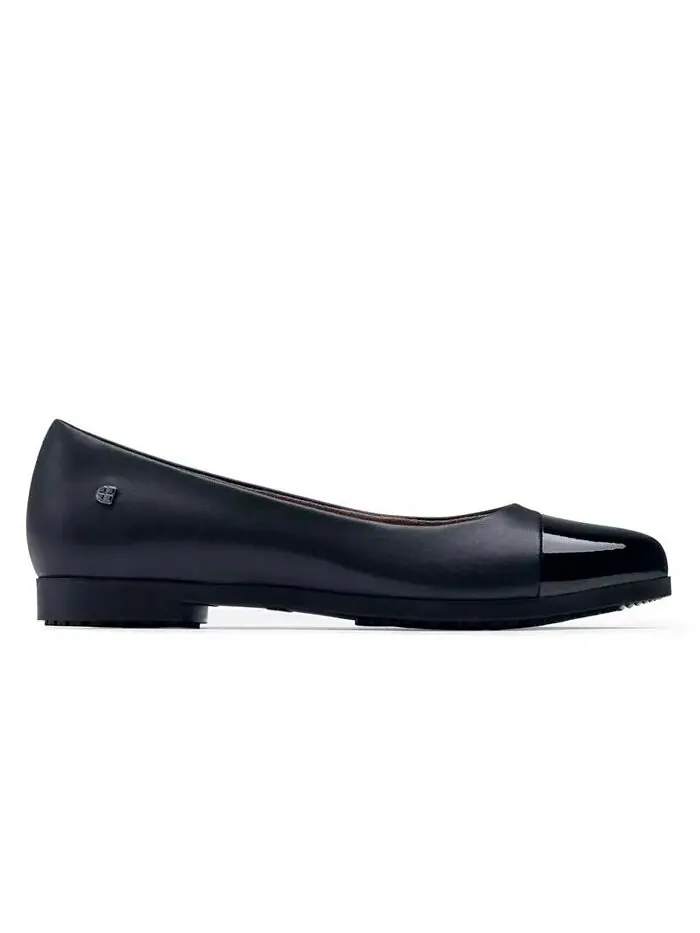 Женские туфли Darcy Flats Slip Водонепроницаемые Туфли и обувь для работы Shoes For Crews — изображение 1 из 6, черный