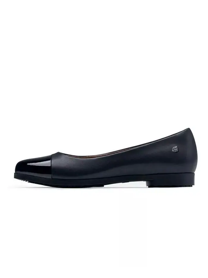Женские туфли Darcy Flats Slip Водонепроницаемые Туфли и обувь для работы Shoes For Crews — изображение 4 из 6, черный