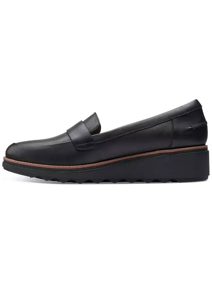 Лоферы женские Clarks Sharon Gracie, без шнуровки — изображение 2 из 5, черный