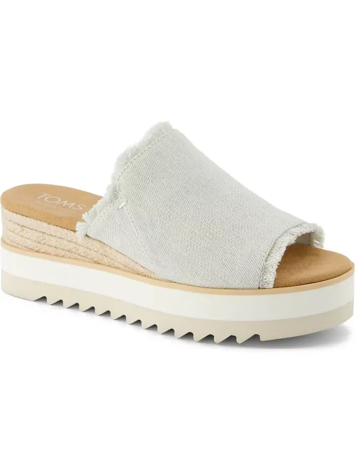 Женские сандалии-мюли Diana Slip-On TOMS — изображение 1 из 5, белый джинсовый синий
