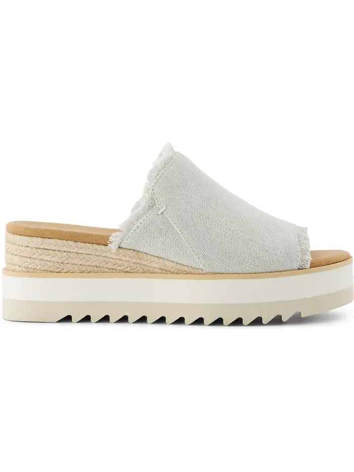 Женские сандалии-мюли Diana Slip-On TOMS — изображение 5 из 5, белый джинсовый синий