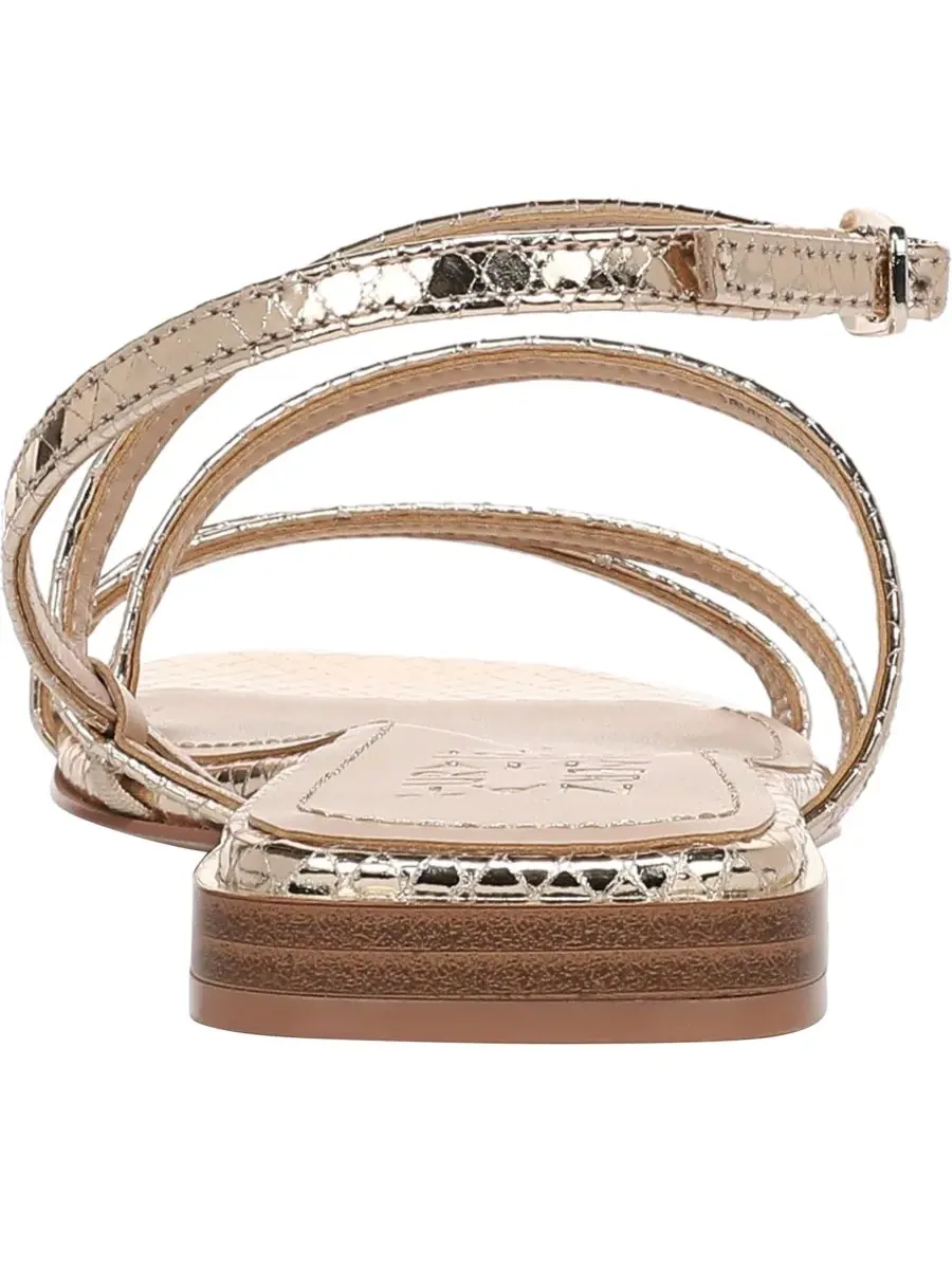 Женские сандалии Nillie с открытой пяткой Naturalizer, Champagne Metallic Leather — изображение 3 из 7