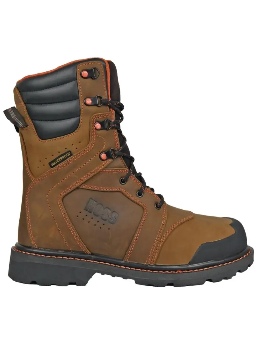 Мужские рабочие ботинки Clash с мягким носком и утеплителем Hoss Boot Company — изображение 2 из 7, коричневый