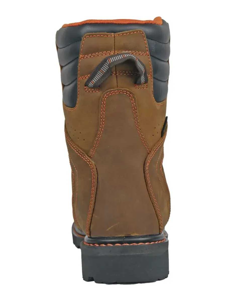 Мужские рабочие ботинки Clash с мягким носком и утеплителем Hoss Boot Company — изображение 3 из 7, коричневый оранжевый