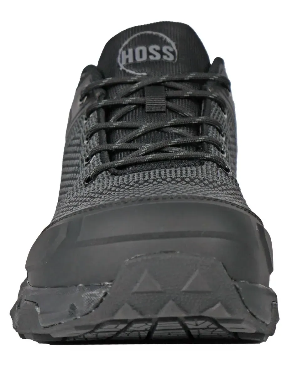 Мужские низкие спортивные рабочие кроссовки Buster с композитным носком Hoss Boot Company — изображение 4 из 5, черный