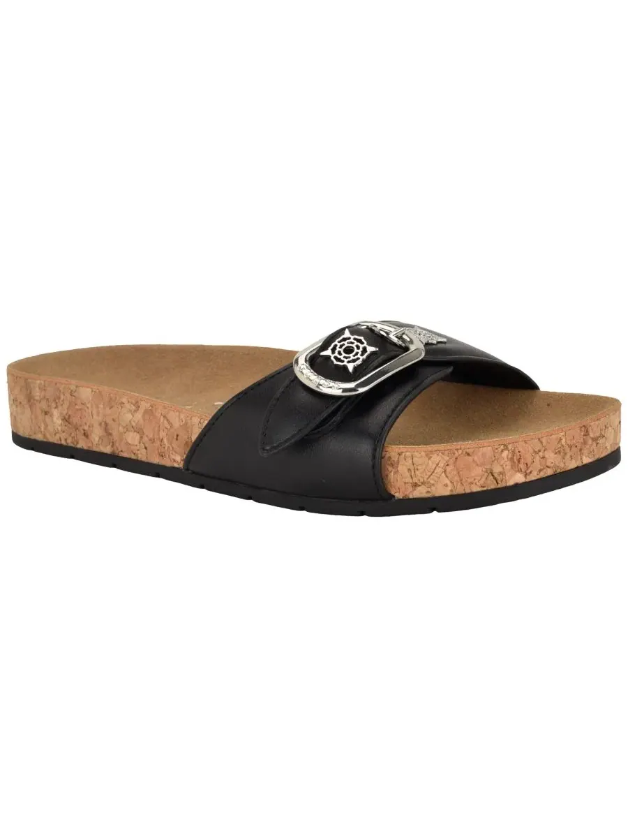 Женские сандалии Locela с декоративной плоской пробковой стелькой GUESS