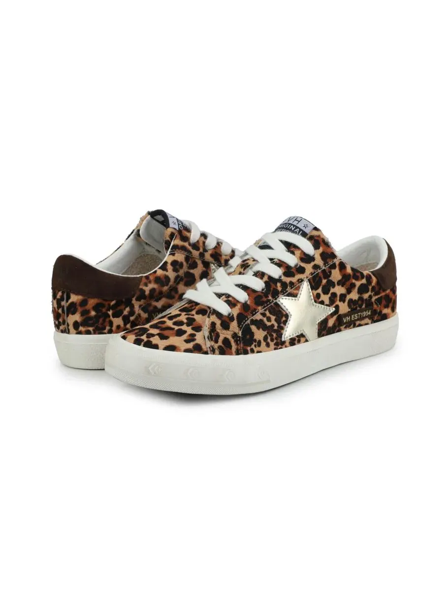 Кроссовки женские с леопардовым принтом Wild Leopard Vintage Havana — изображение 3 из 3, коричневый