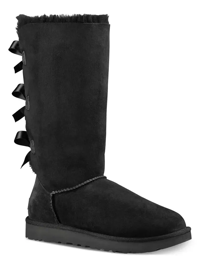 Женские сапоги Bailey Bow Tall II UGG® — изображение 1 из 5, черный