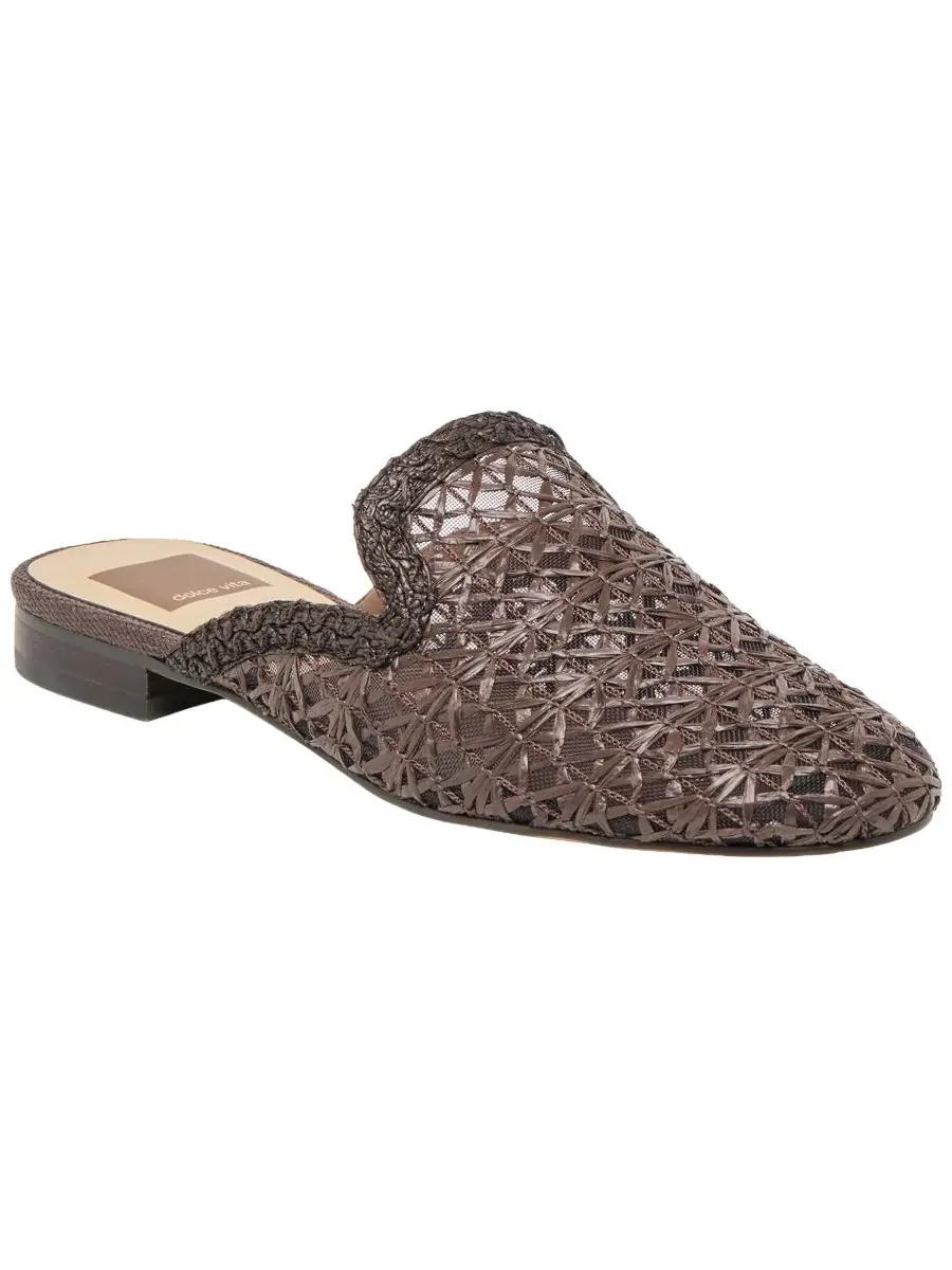 Женские балетки Kirt без шнурков Dolce Vita, Chocolate Raffia — изображение 1 из 5