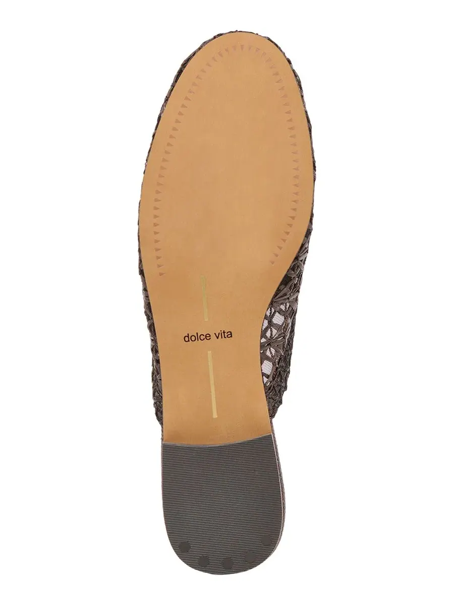 Женские балетки Kirt без шнурков Dolce Vita, Chocolate Raffia — изображение 5 из 5
