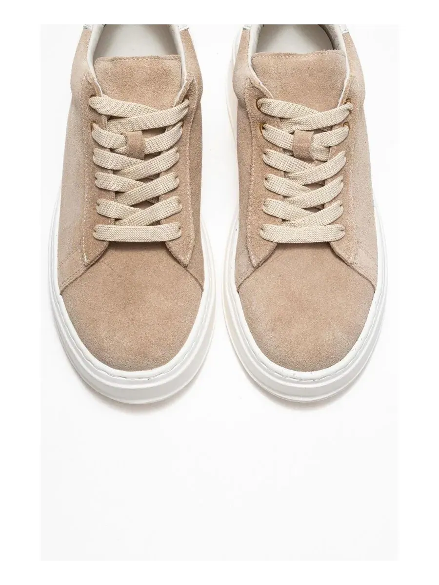 Женские кожаные кроссовки Paloma Forever & Always Shoes — изображение 3 из 5, бежевый