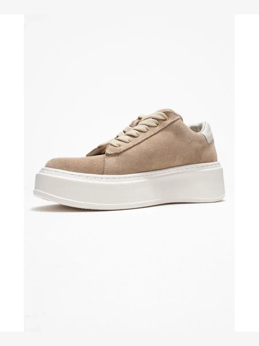 Женские кожаные кроссовки Paloma Forever & Always Shoes — изображение 4 из 5, бежевый