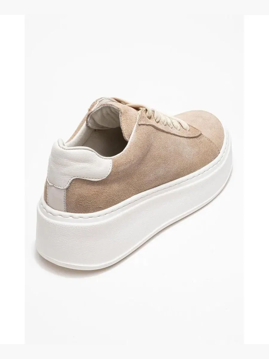 Женские кожаные кроссовки Paloma Forever & Always Shoes — изображение 5 из 5, бежевый