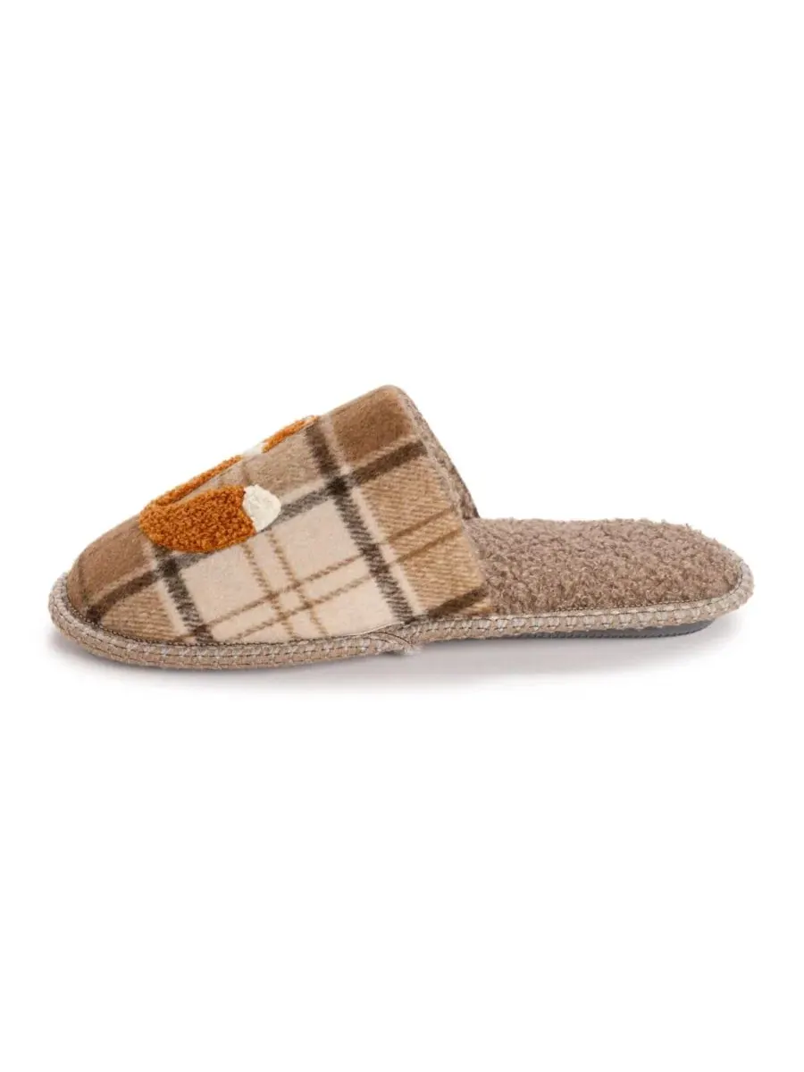Тапочки-шлепанцы с принтом Fox Plaid MUK LUKS — изображение 8 из 8