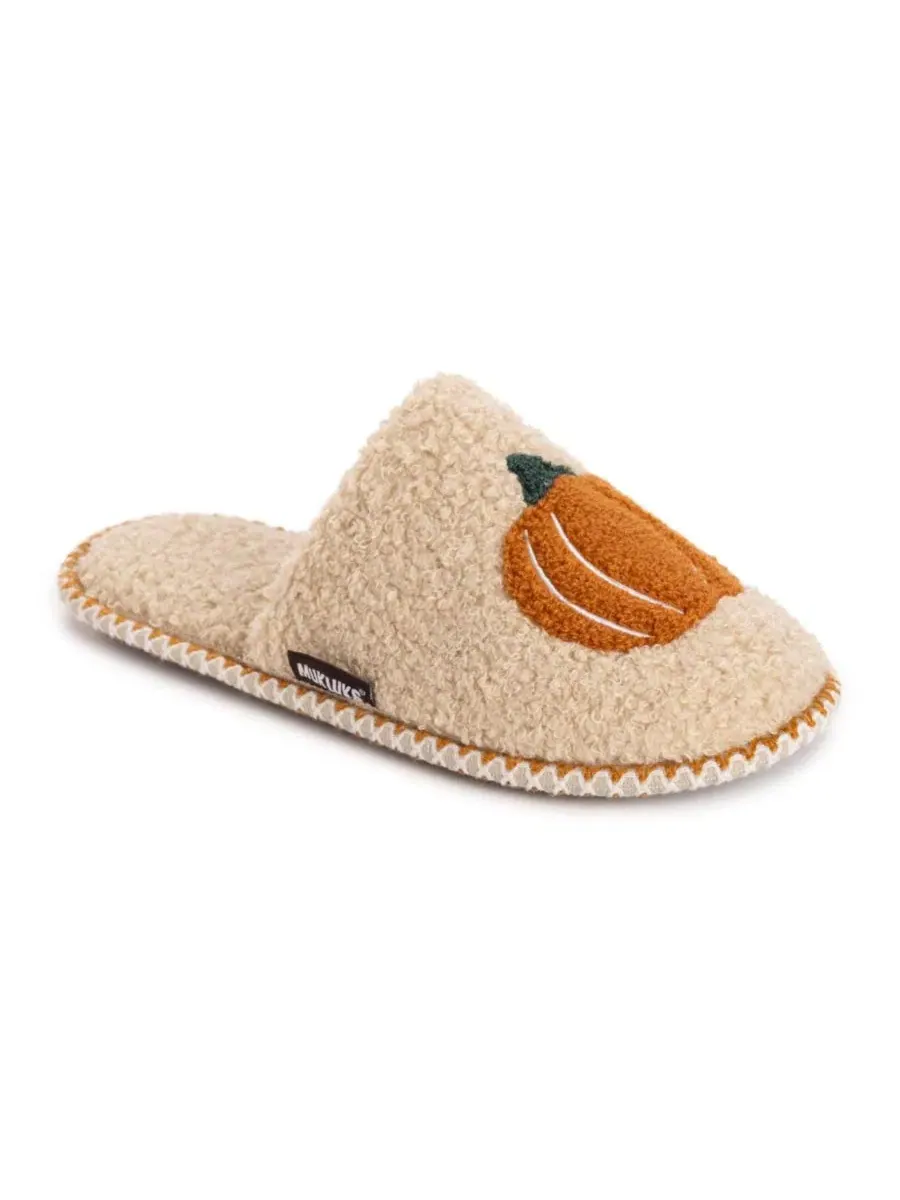 Домашние тапочки с принтом MUK LUKS, Classic Pumpkin