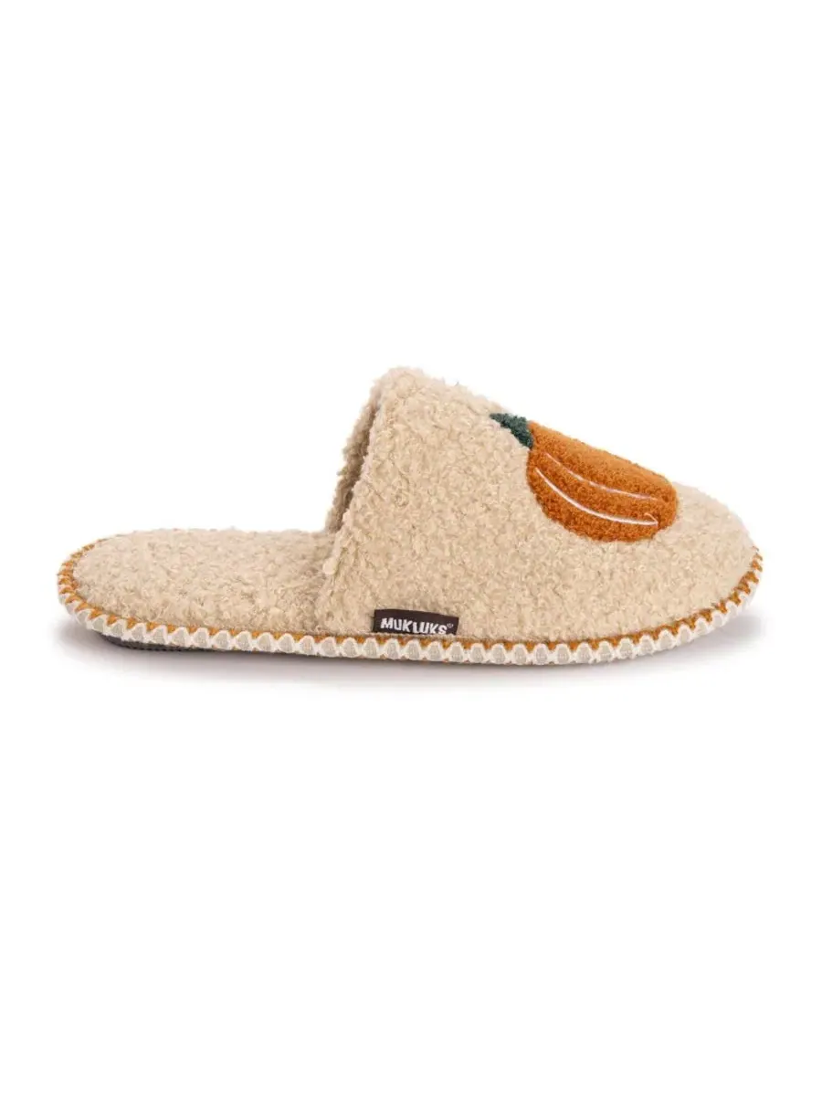 Домашние тапочки с принтом MUK LUKS, Classic Pumpkin — изображение 3 из 8