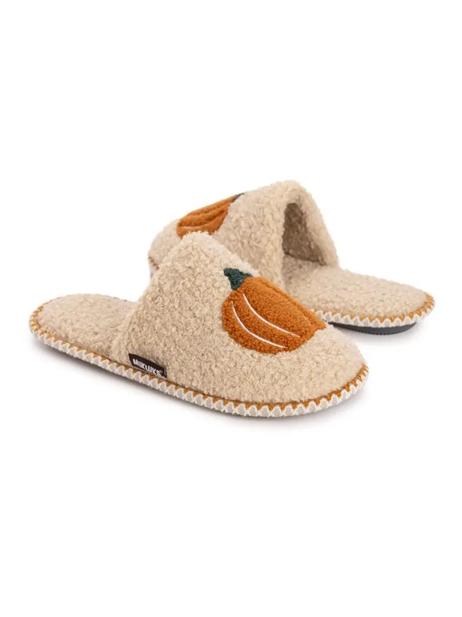 Домашние тапочки с принтом MUK LUKS, Classic Pumpkin — изображение 7 из 8