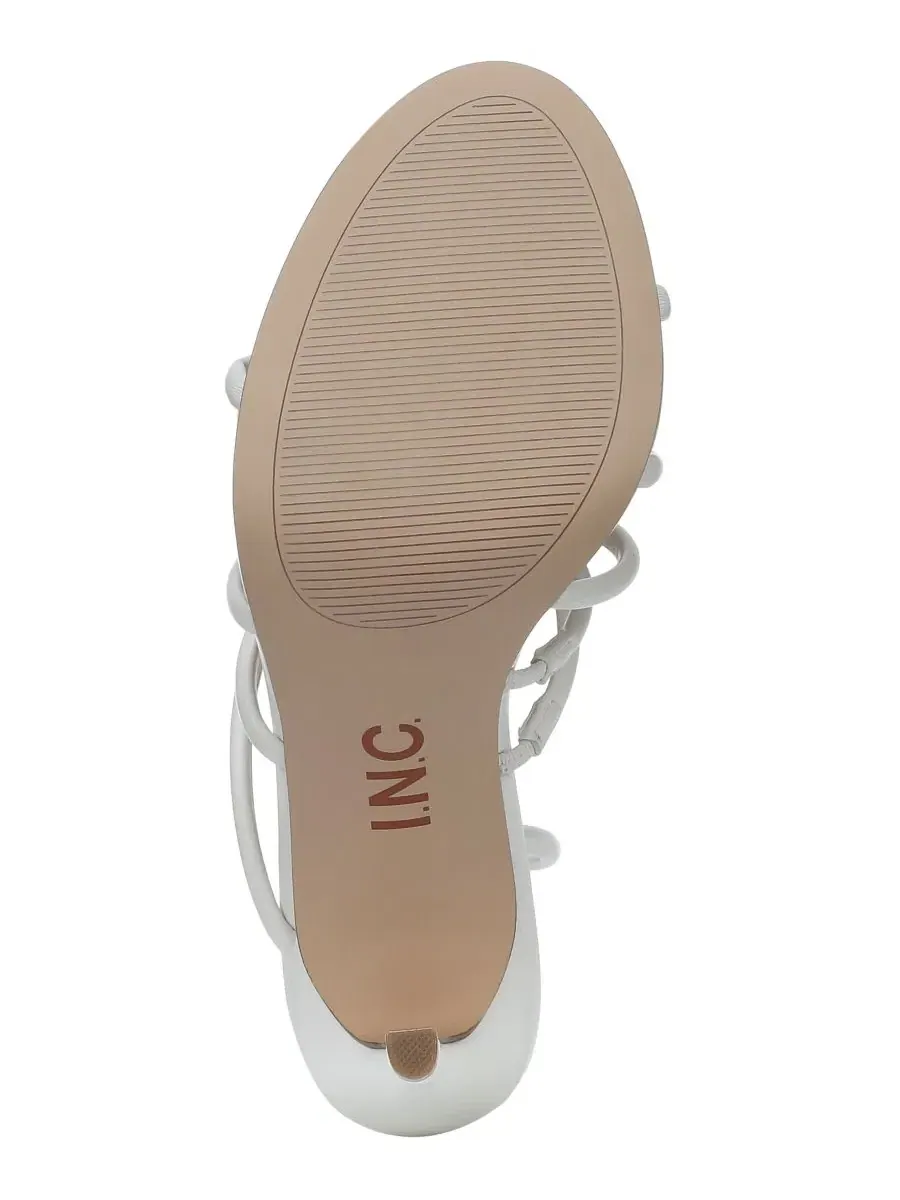 Босоножки на каблуке с ремешками Ginny Strappy Stiletto I.N.C. International Concepts — изображение 5 из 6, белый