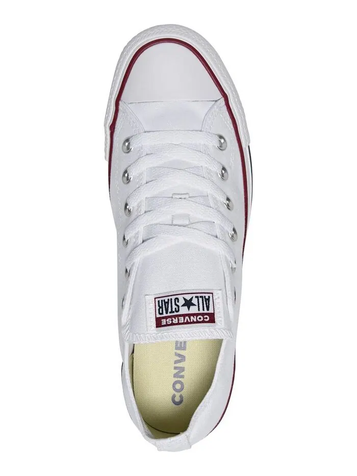 Женские повседневные кроссовки Chuck Taylor All Star Ox от Finish Line Converse — изображение 3 из 5, белый
