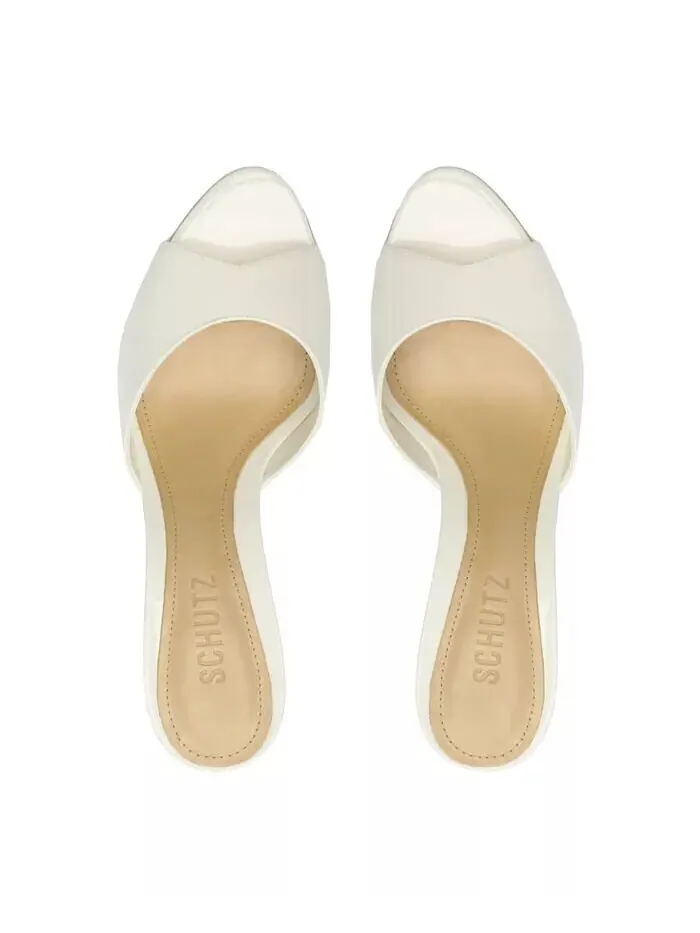 Женские сандалии Cloe Round Toe Schutz — изображение 11 из 12, белый