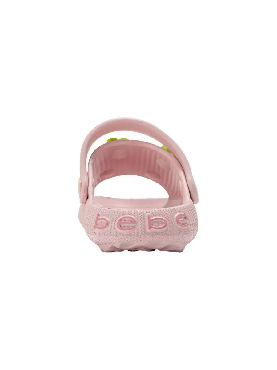 Легкие шлепанцы из ЭВА для маленьких девочек с вишневыми подвесками Bebe — изображение 2 из 7, розовый