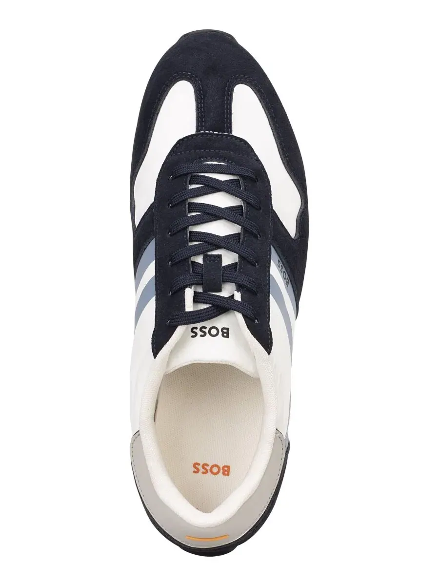 Мужские спортивные кроссовки на шнуровке Boss By Hugo Boss — изображение 3 из 4, синий