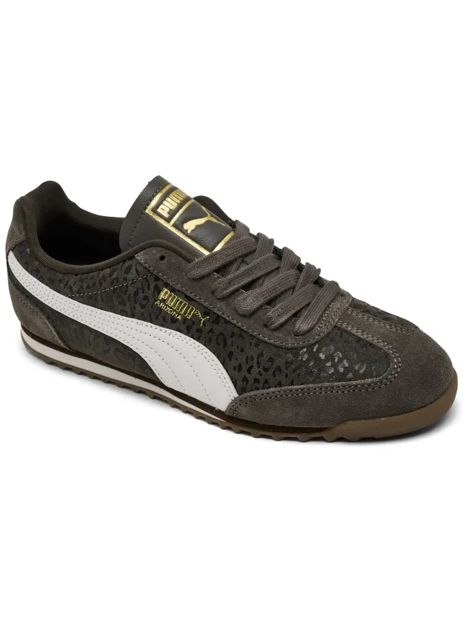 Кроссовки женские с леопардовым принтом Arizona Cat Lifestyle Puma — изображение 1 из 6, белый