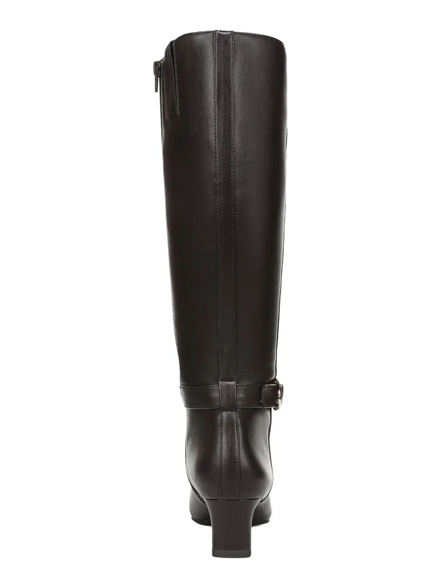 Женские сапоги до колена с широкой посадкой для икр Faris Zip Wide Calf Tall Snip Toe LifeStride — изображение 3 из 5
