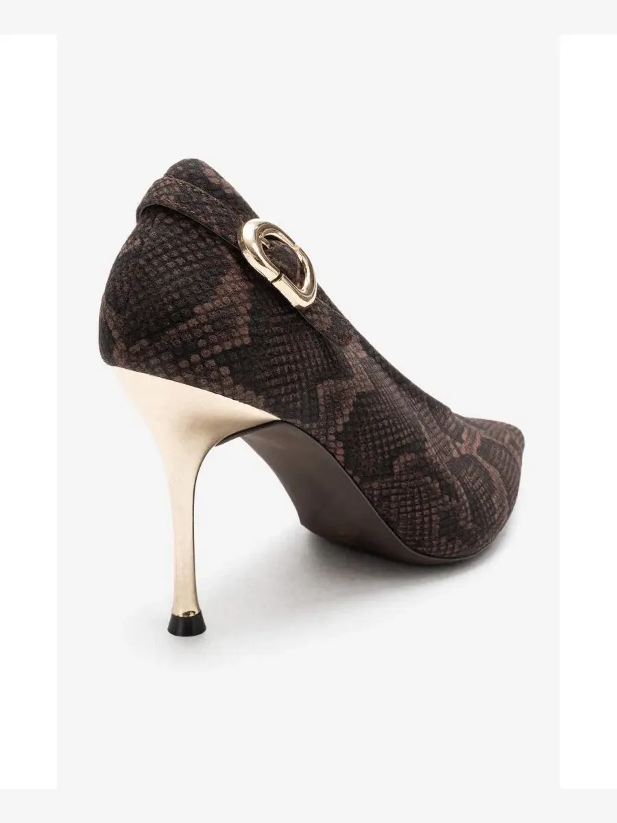 Женские туфли-лодочки Molly на шпильке Prologue Shoes — изображение 5 из 5, коричневый